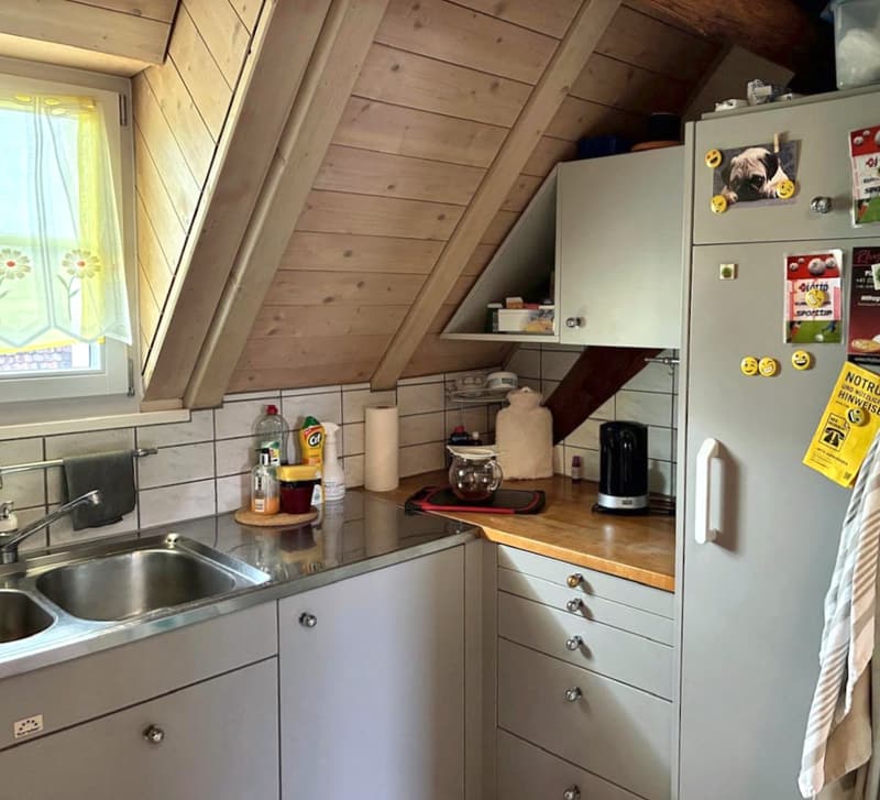Charmante 3-Zimmer-Dachwohnung mit Sichtbalken und Schwedenofen (5)
