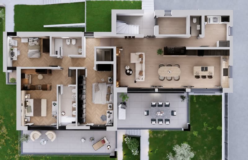 Residenza Le Gemme - Appartamento Piano Primo con grandi terrazze (17)