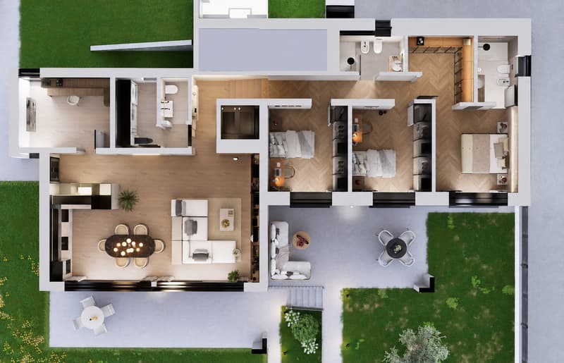 Residenza Le Gemme - Appartamento PT con giardino privato (23)
