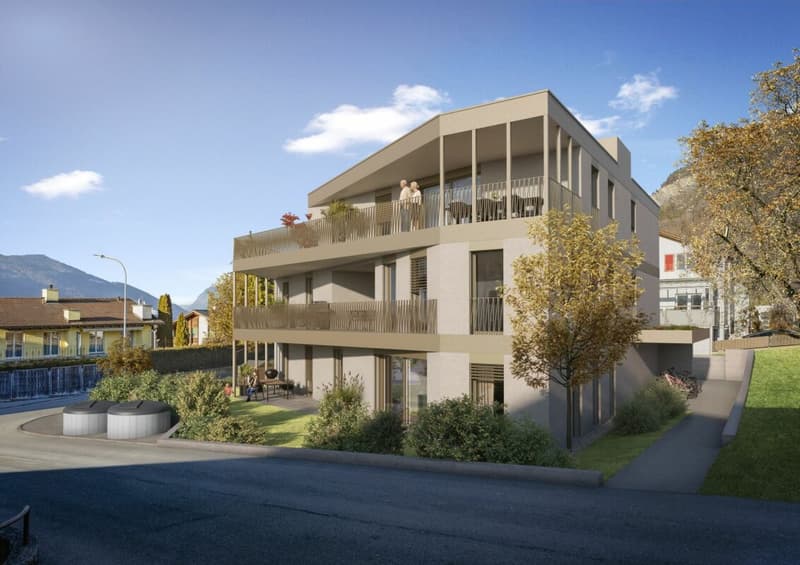 Appartement de jardin exclusif avec beaucoup d'intimité - 5,5 pièces à Trimmis (4)