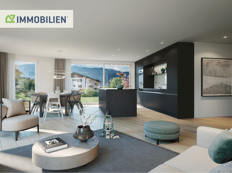Appartement de jardin exclusif avec beaucoup d'intimité - 5,5 pièces à Trimmis (3)