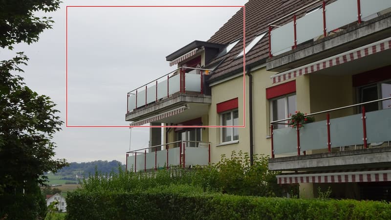 Aussenansicht Ausschnitt Balkon