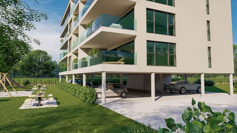Moderno appartamento con grande terrazza a Bellinzona in una nuova costruzione (3)