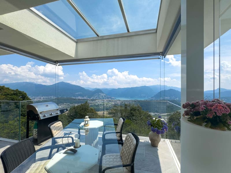 Prestigiosa Villa mit Seeblick und Pool in Cademario (9)