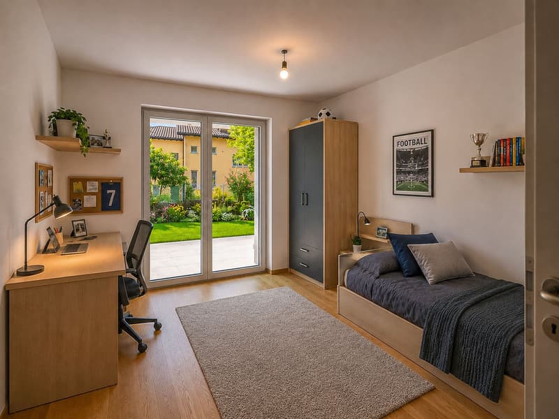 Appartement moderne 3.5 pièces avec vue sur le lac, construction neuve à Massagno (7)