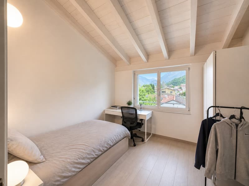 Moderne Wohnung im letzten Stock in Camorino (4)