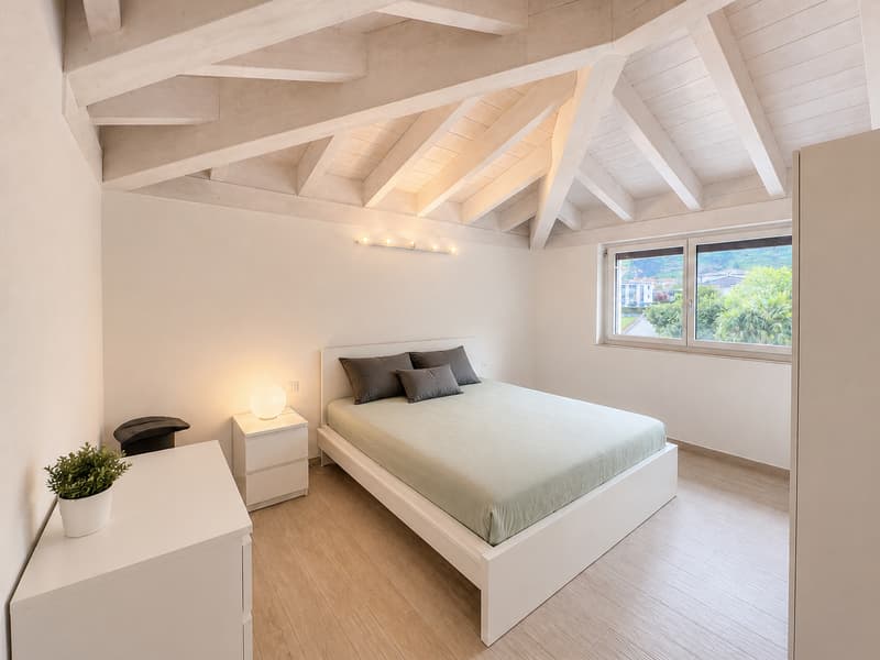 Moderne Wohnung im letzten Stock in Camorino (3)