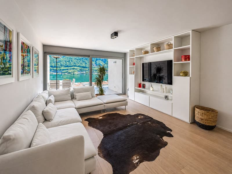Appartement avec vue sur le lac à Riva San Vitale, également pour non-résidents (1)