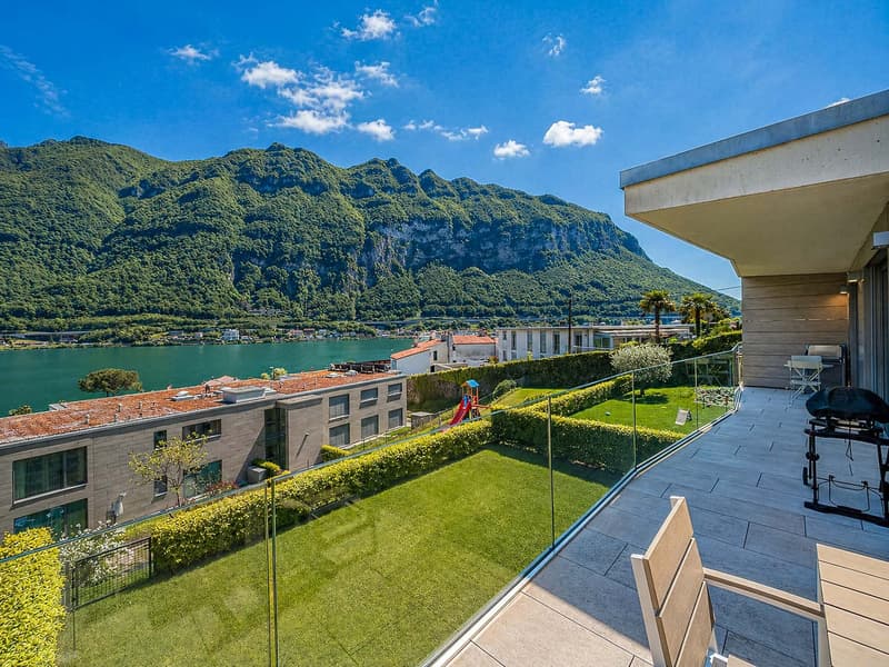 Appartement avec vue sur le lac à Riva San Vitale, également pour non-résidents (6)