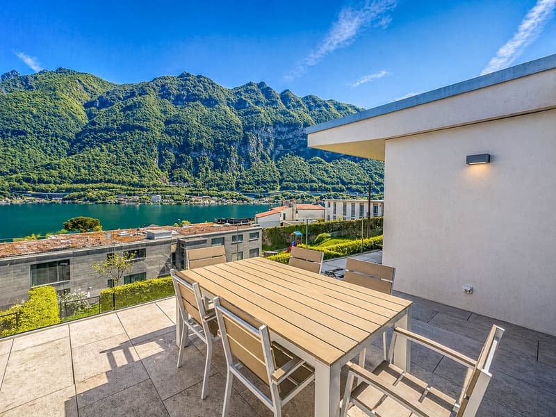 Appartement avec vue sur le lac à Riva San Vitale, également pour non-résidents (5)