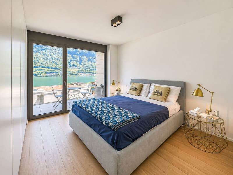 Appartement avec vue sur le lac à Riva San Vitale, également pour non-résidents (3)