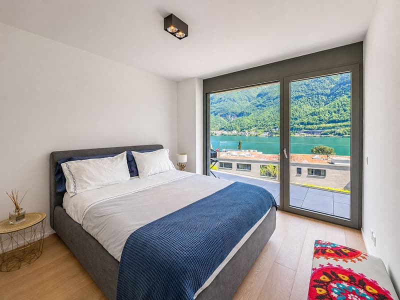 Appartement avec vue sur le lac à Riva San Vitale, également pour non-résidents (4)
