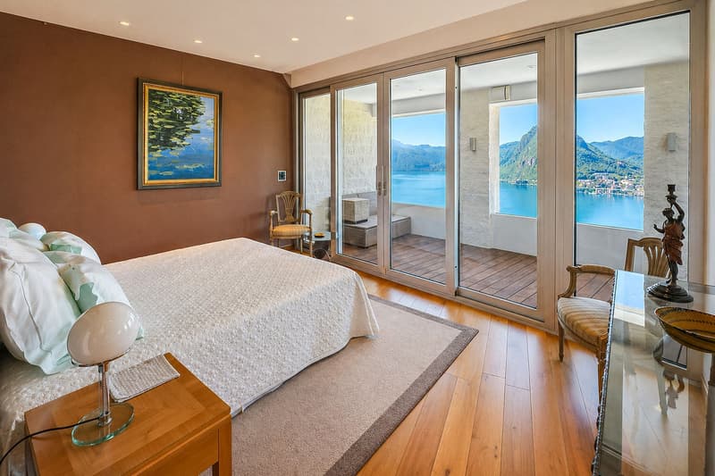 Luxury duplex apartment with lake view in Aldesago (9)