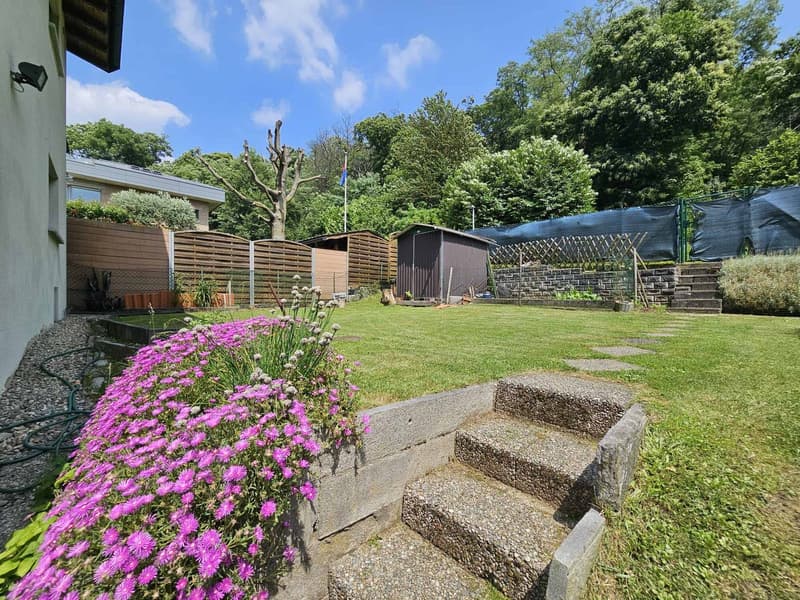 Semi-detached house with garden and hobby room in Vezia (10)