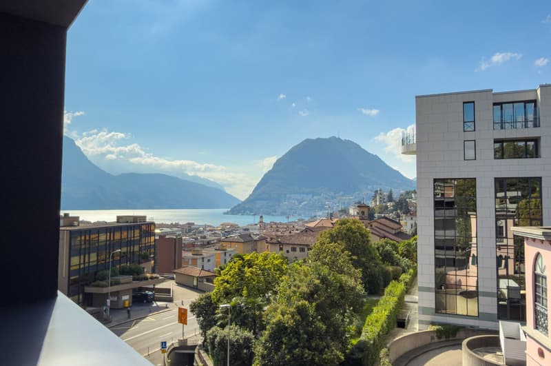 Dachwohnung mit Seeblick, 3.5 Zimmer zur Miete in Lugano (6)