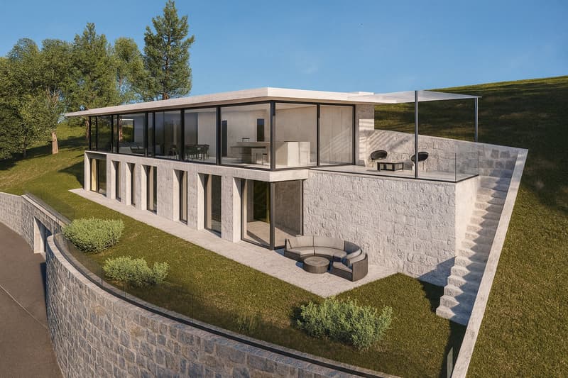 Terrain constructible avec vue sur le lac et licence à Neggio (2)