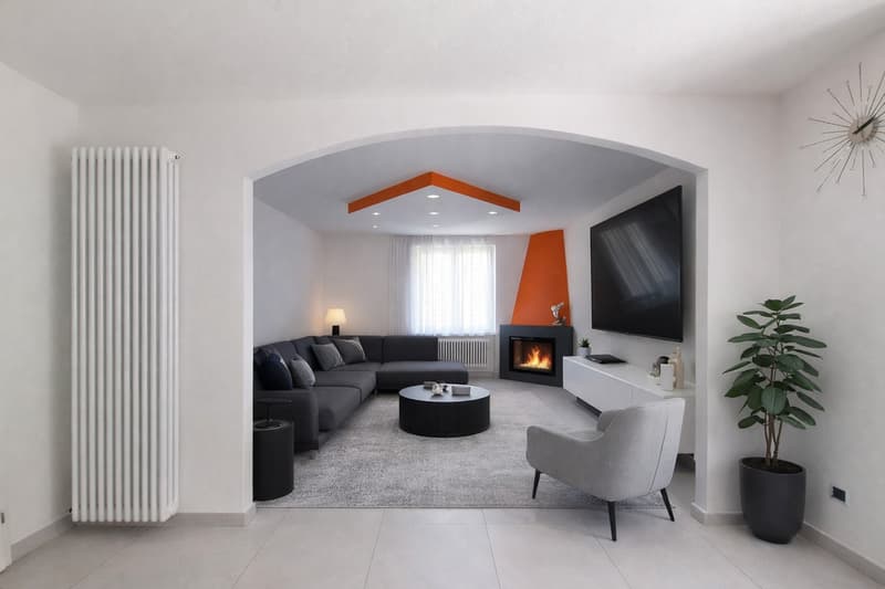 Semi-detached house with garden in Canobbio (6)