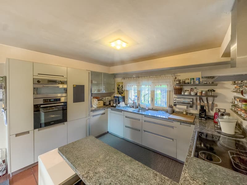 Semi-detached house with open view in Vezia (2)