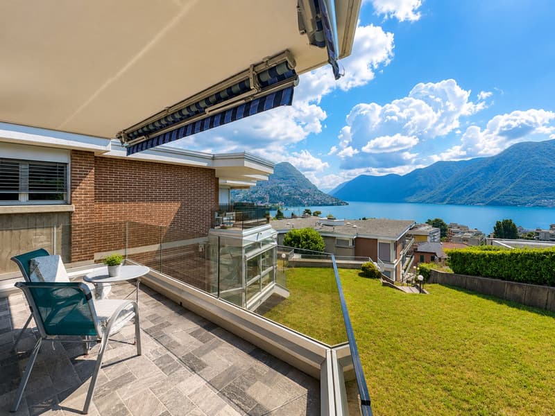 Appartement avec vue splendide sur le lac à Lugano (1)