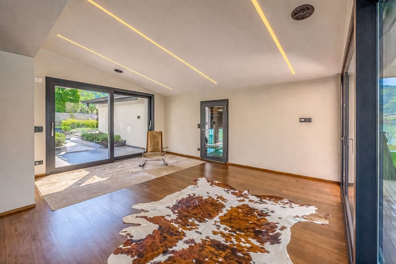 Splendid luxury villa with lake view, pool and private dock (11)