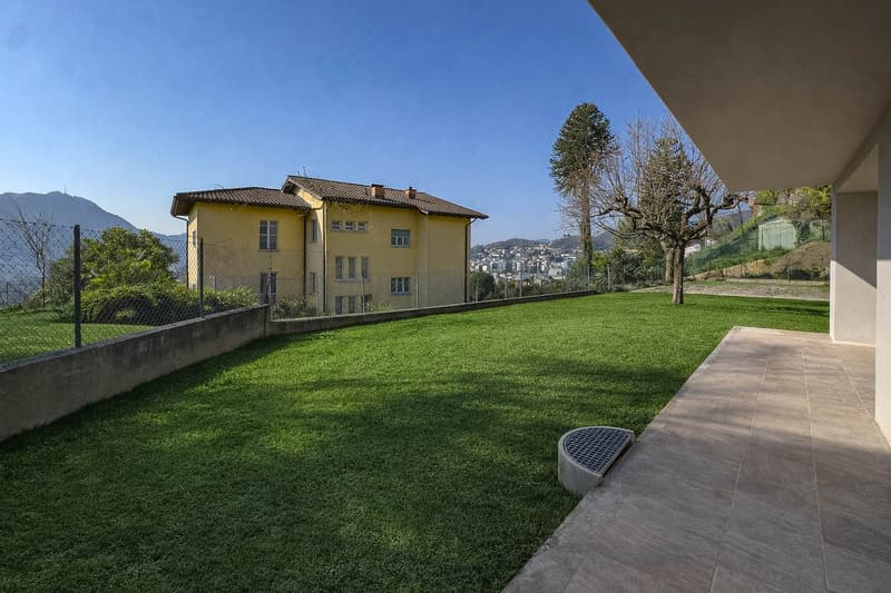 Neue 3.5-Zimmer-Wohnung mit Seeblick und Garten in Massagno (4)