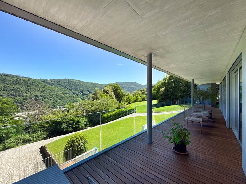 Appartement avec jardin, piscine, sauna et salle de sport à Montagnola (4)