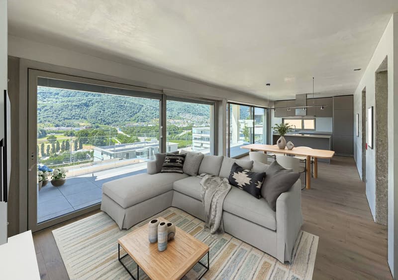 3.5 room apartment new construction in Vezia (1)