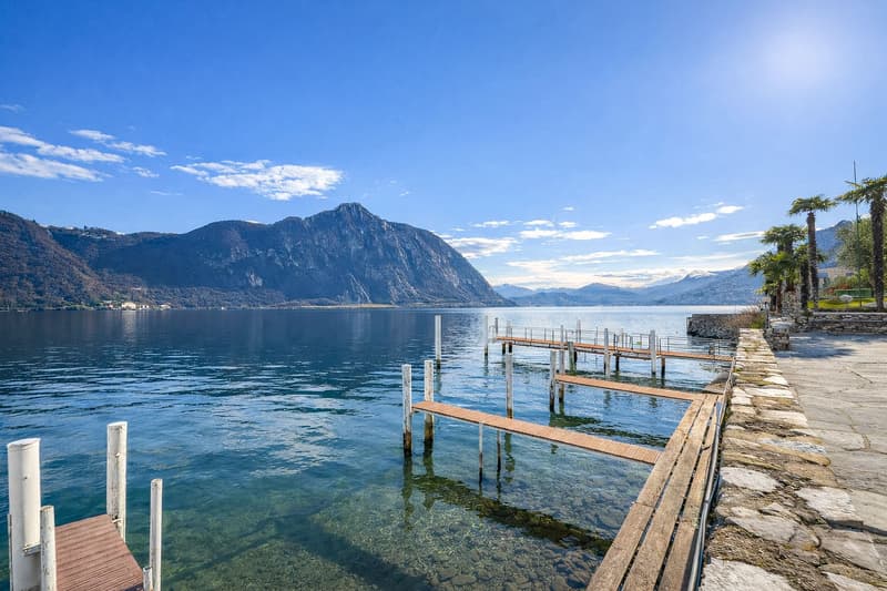 3 Zimmer mit Seeblick in Residenz mit Pool und Anlegestelle in Bissone (7)