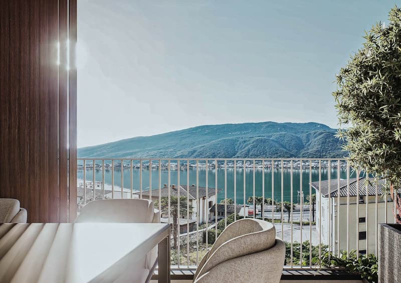 Appartement mit Seeblick und Garten in Capolago (5)