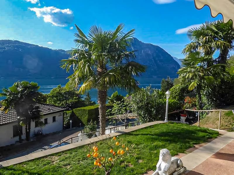 Villa in Reihe mit herrlicher Seesicht in Bissone (8)