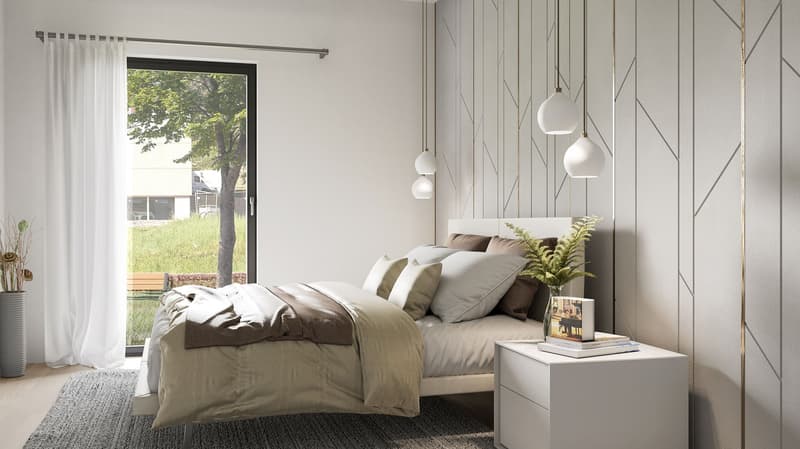 Appartement en attique 3.5 pièces avec toit terrasse à Vacallo (3)