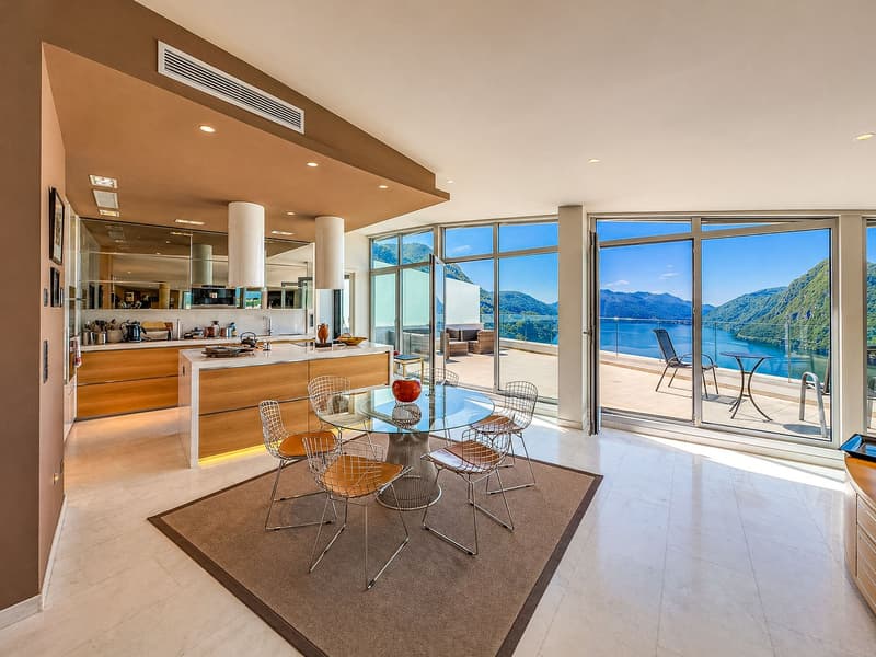 Appartamento duplex di lusso vista lago ad Aldesago (3)