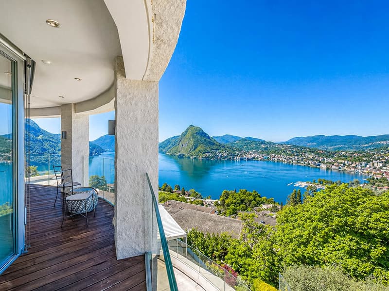 Appartamento duplex di lusso vista lago ad Aldesago (12)