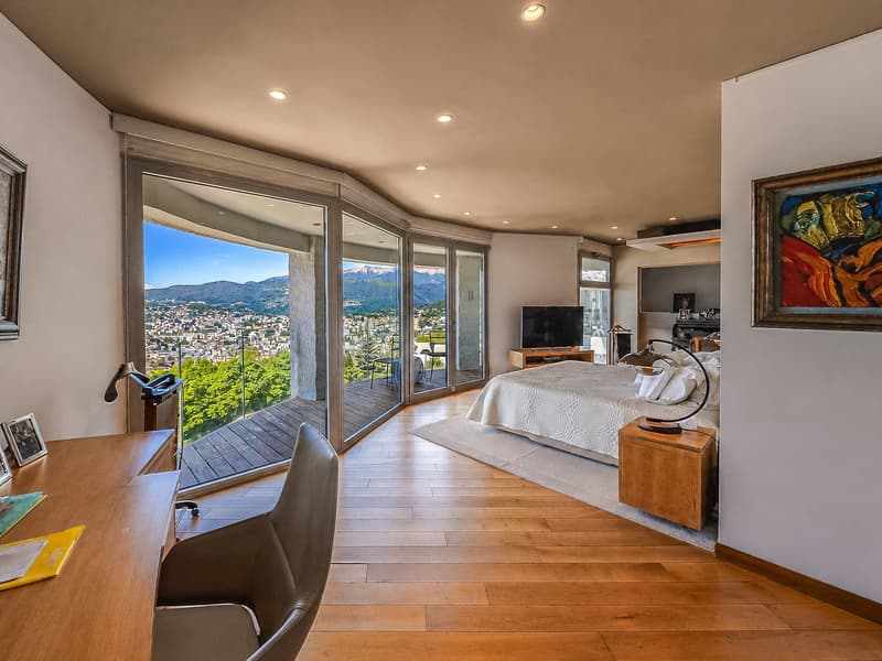 Appartamento duplex di lusso vista lago ad Aldesago (10)