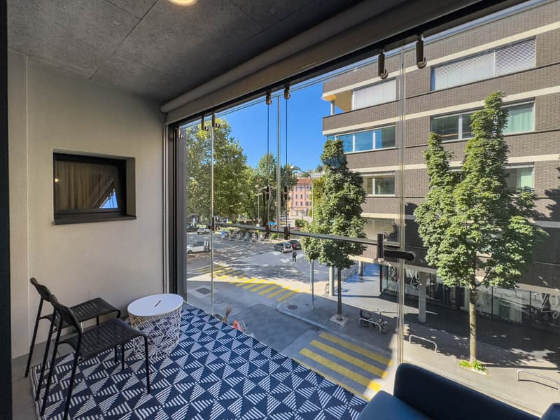 Moderno appartamento di 3.5 locali a Lugano con vista panoramica (5)