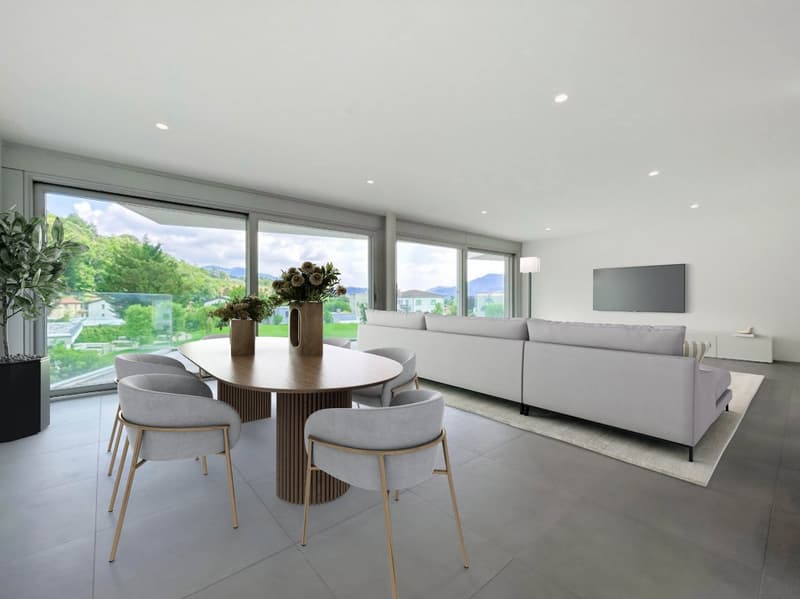 4.5 locali con piscina condominiale a Morbio Inferiore (2)