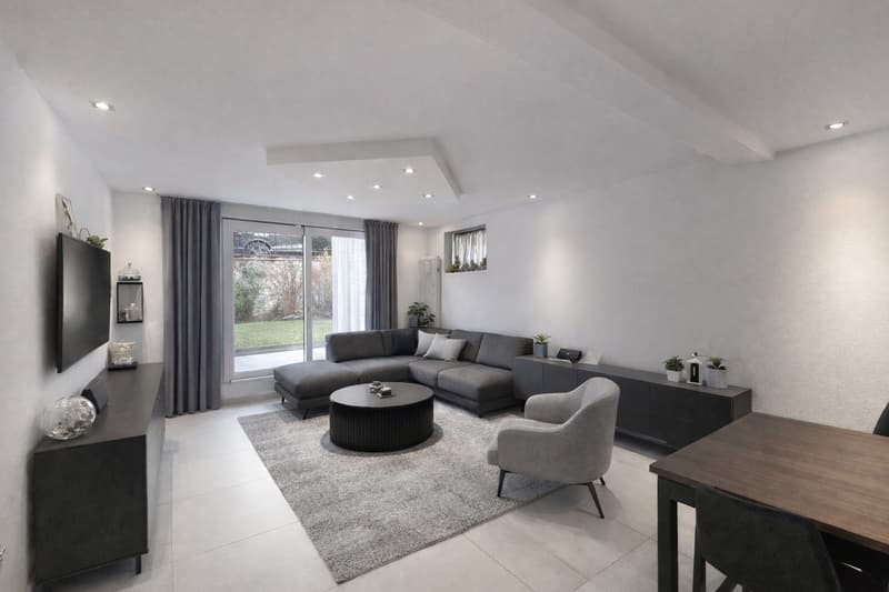 Casa bifamiliare con giardino a Canobbio (2)