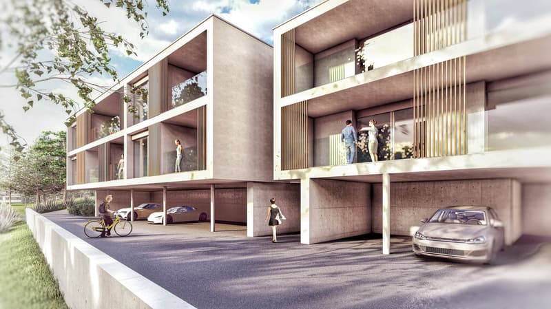 Nuovo appartamento 4.5 locali con giardino a Grancia (1)