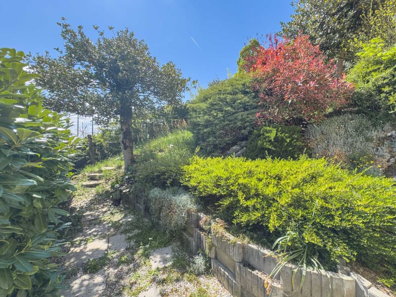 Casa con grande giardino nel verde a Sagno (9)