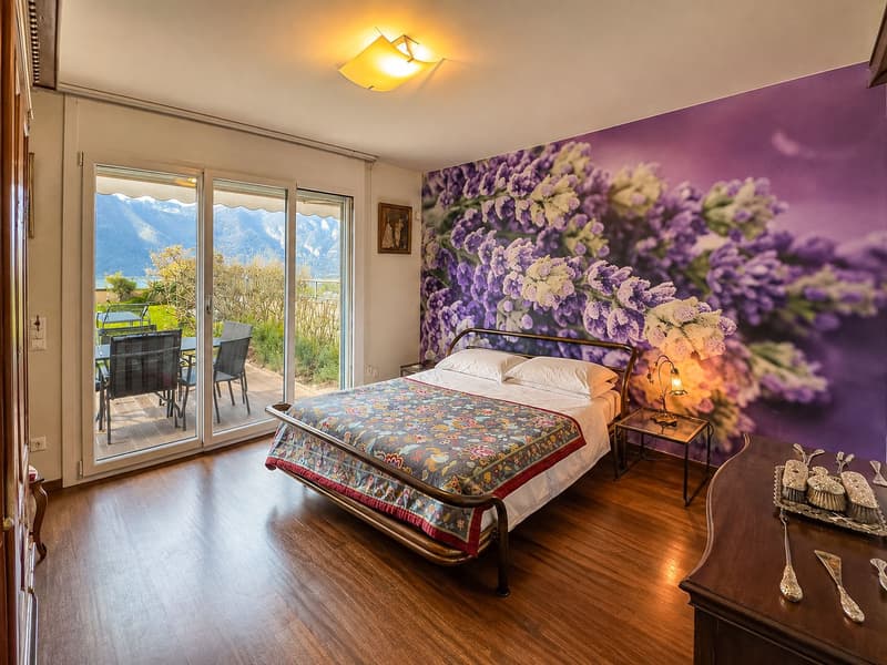 Appartamento vista lago con giardino a Bissone (4)