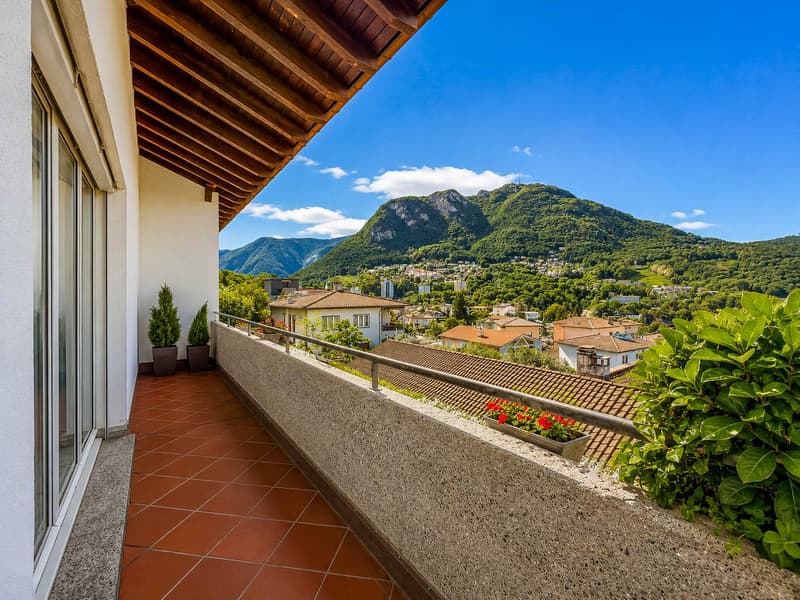 Casa unifamiliare con grande giardino a Gentilino (15)