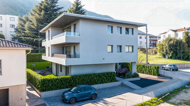 Appartamento con giardino in costruzione a Rivera (7)