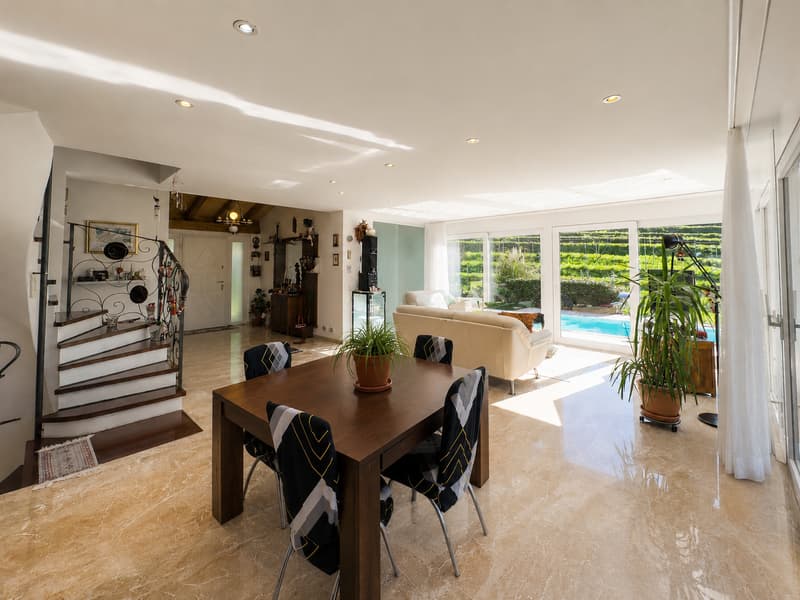 Casa unifamiliare con giardino e piscina a Bioggio (2)