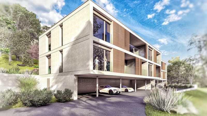 Nuovo appartamento 4.5 locali con giardino a Grancia (2)