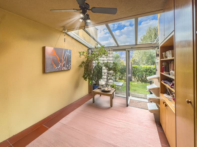 Casa a schiera con vista aperta a Vezia (4)