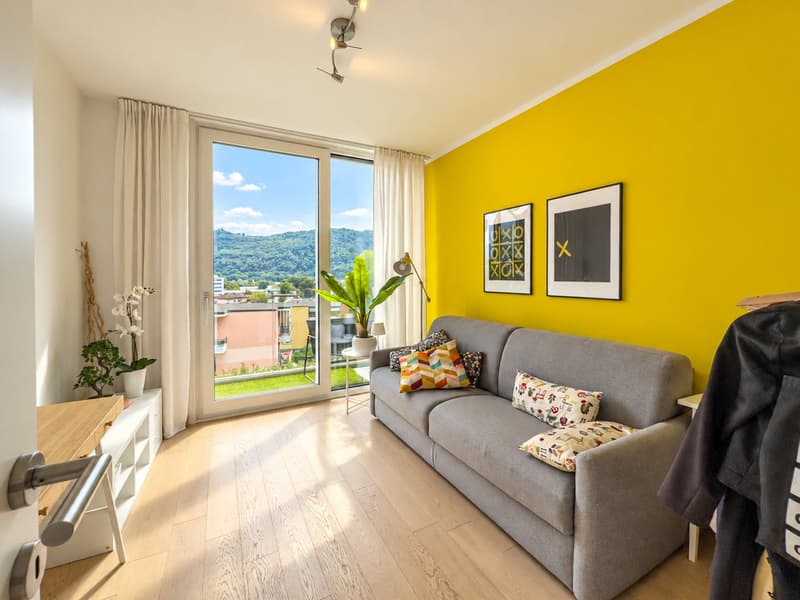 Casa a schiera con giardino ad Agno (5)