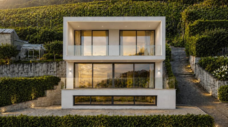 Villa vista lago in costruzione a Brusino Arsizio (4)