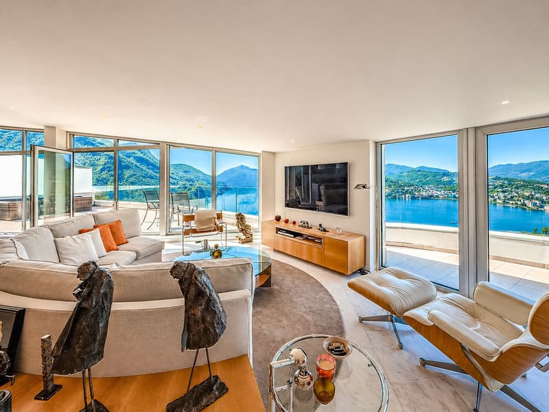 Appartamento duplex di lusso vista lago ad Aldesago (1)