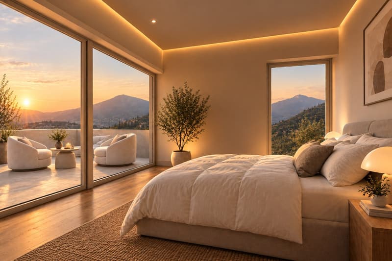 Moderna casa contigua con giardino a Villa Luganese (2)