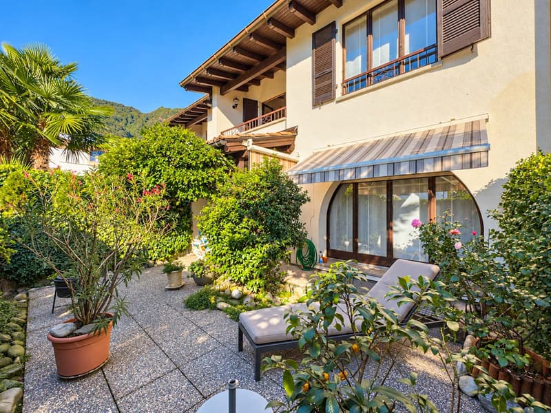 Casa contigua con terrazza e giardino a Gravesano (5)